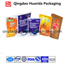 Custom Printed Stand up Plastic Food Packaging Bag for Snacks